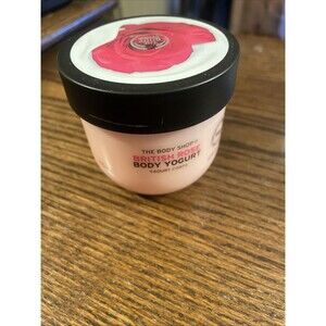 THE BODY SHOP Body Yogurt 6.91 Oz British Rose Vegan Almond Milk, Cruelty Free